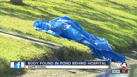 Body Found in Pond Behind Hospital