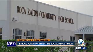 Social media threat investigation