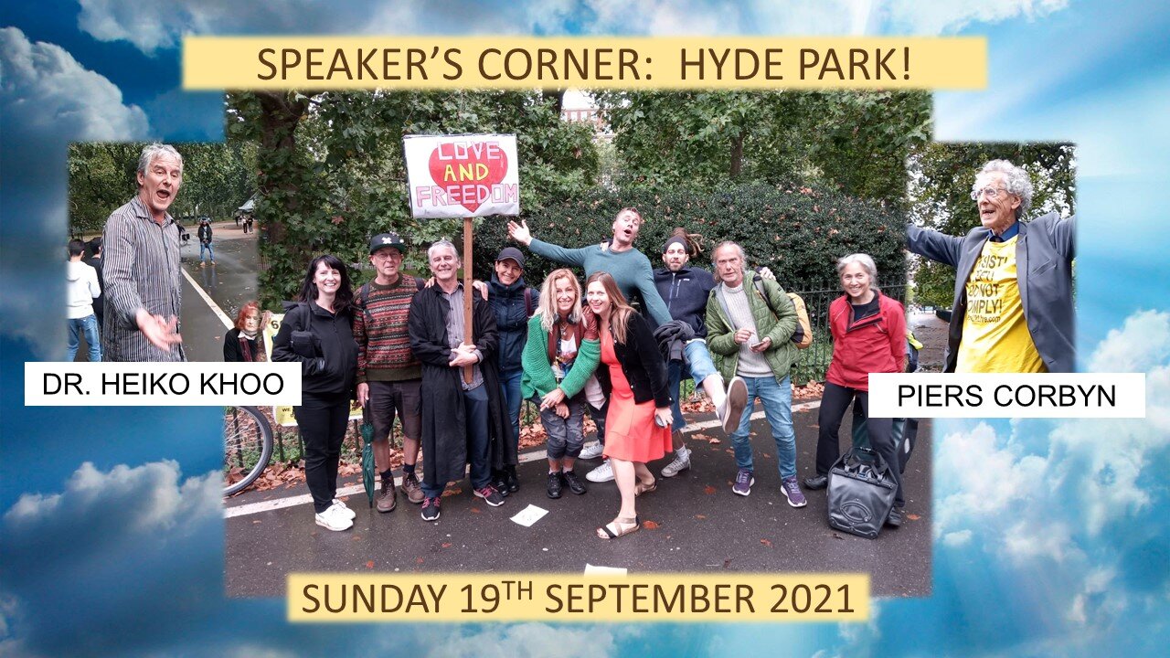 NOT FOR YOUTUBE! Speaker's Corner: Sunday 19th September