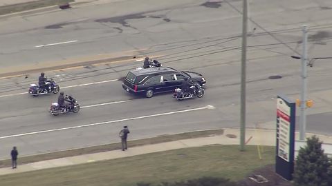 Procession for Deputy Jacob Pickett