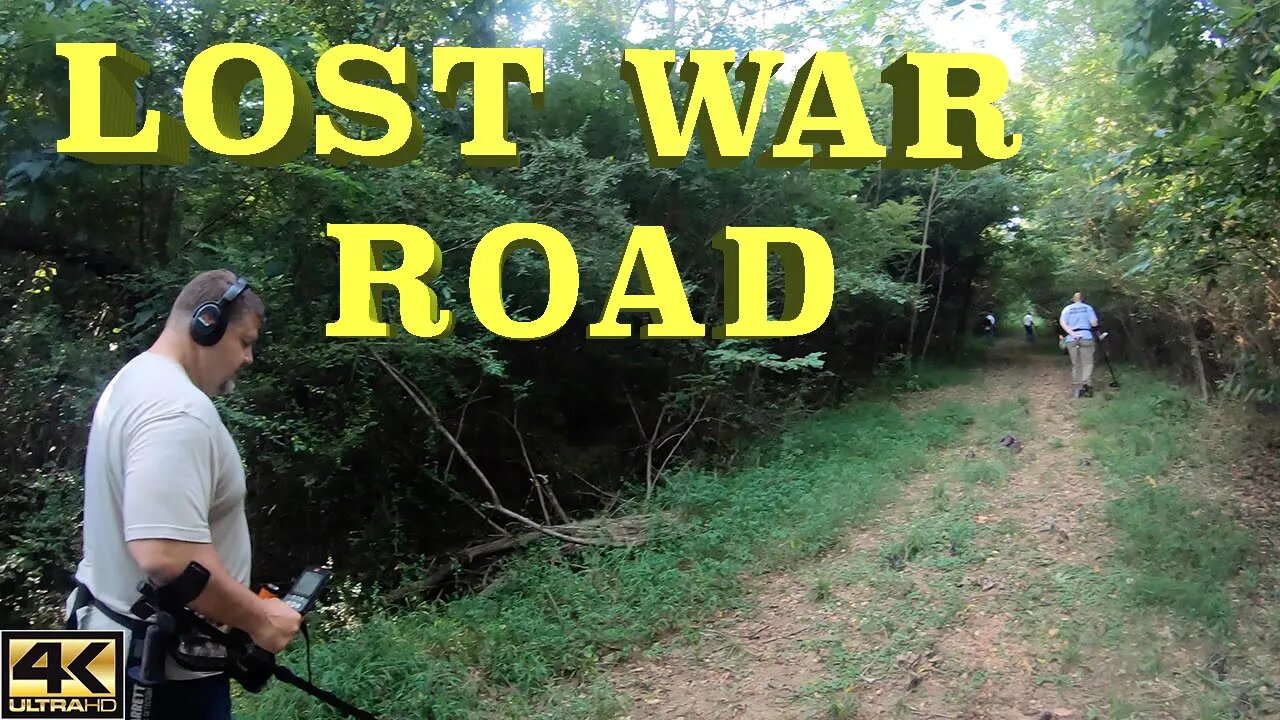 Metal detecting LOST ROAD Civil War relics in 4K | 2019