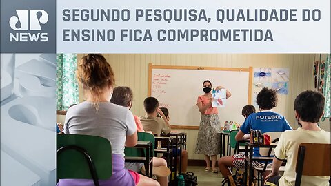 Professores do ensino fundamental sofrem com sobrecarga de alunos, mostra estudo