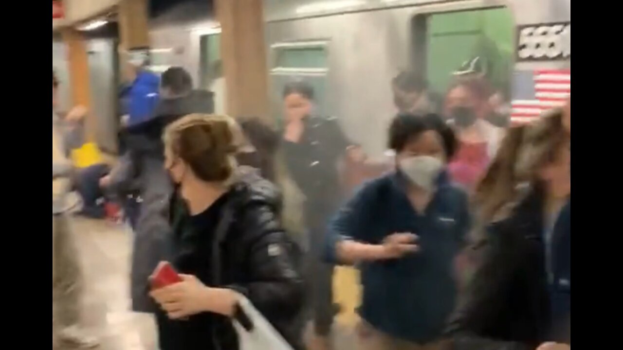 Mysterious attack on subway in Brooklyn New York