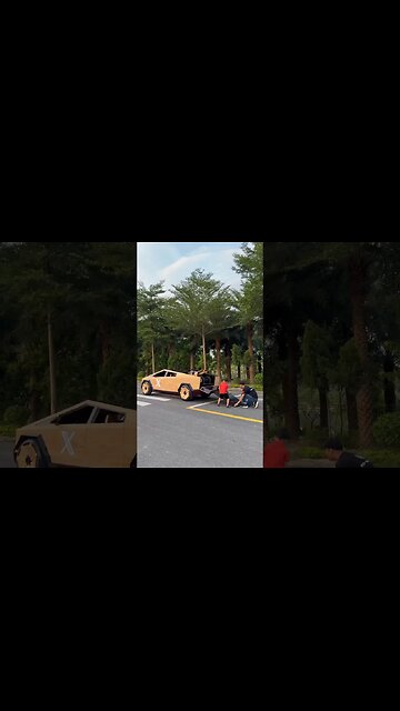 Wooden Tesla Cybertruck I Built For Mr Elon Musk In 100 Days #ndwoodart #cybertruck #tesla #elonmusk