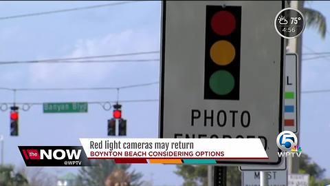 Red light cameras in Boynton