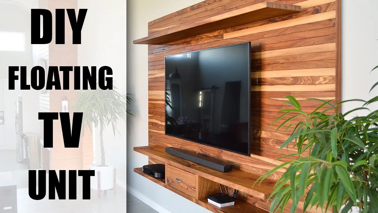 DIY MASSIVE Floating TV Unit (uncut)