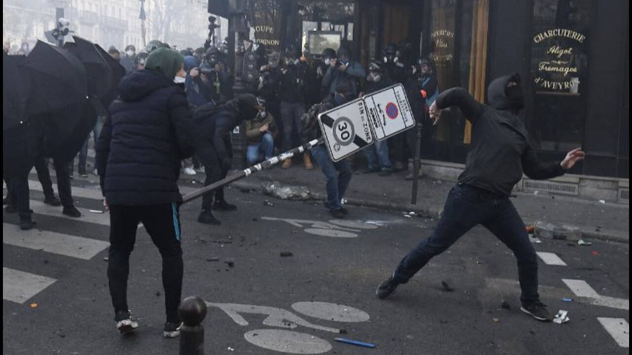 Protests Over Security Bill in France Draw Tens of Thousands