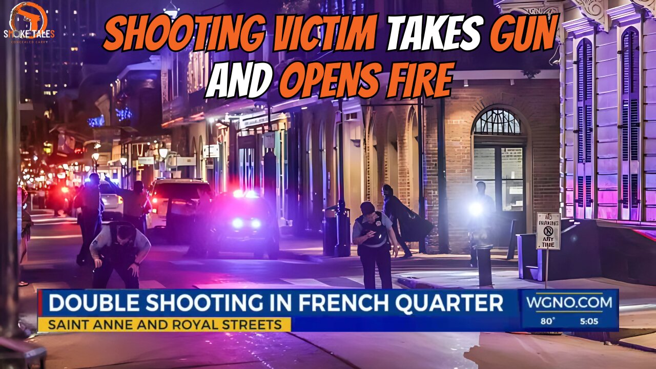 Victim Shot In French Quarter Wrestles Gun From Shooter, Fires Back