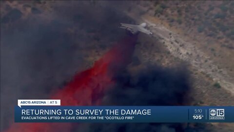 Ocotillo Fire causes severe damage near Cave Creek