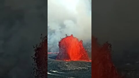 Volcano Fountains Out Of The Ground. #trending #shorts #nature #volcano #video #viral #viralvideo