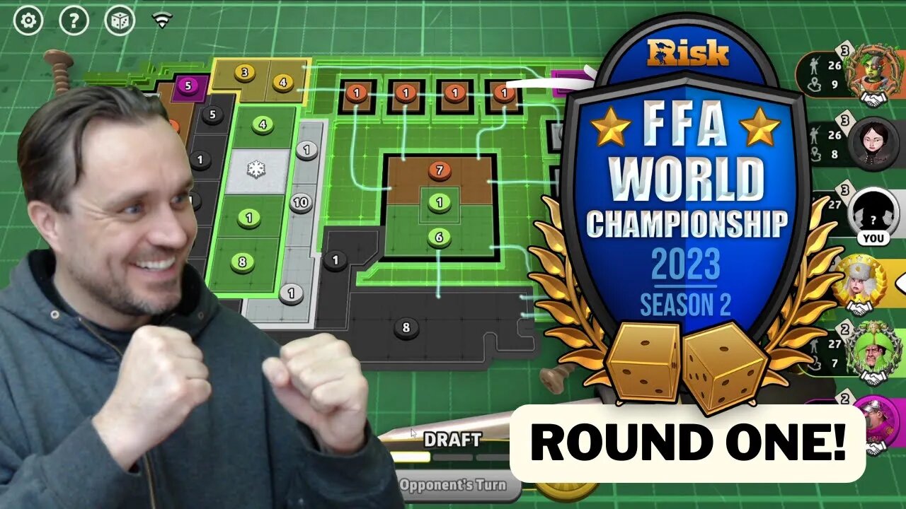 Risk FFA World Championships 2023 Season 2 - Round One Official Game!