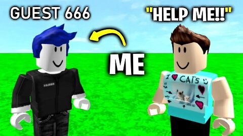 I Pretended To Be Guest 666.. (Roblox)