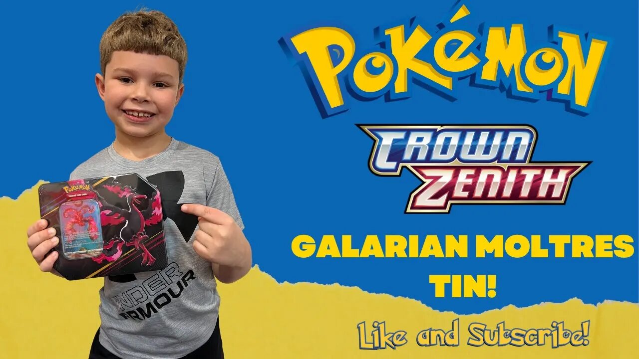 You Won't Believe What We Found Inside the Pokemon Galarian Motres Tin - Epic PokeMONSTER Pull! 😲