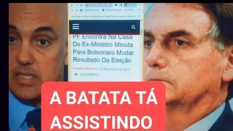 Alexandre de Moraes a batata de Jair bolsonaro está sendo após PF pedir prisão de Anderso Torres