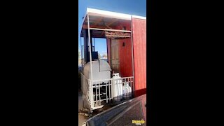 Mobile BBQ Unit| Barbecue Concession Trailer with Open Porch for Sale in New Mexico