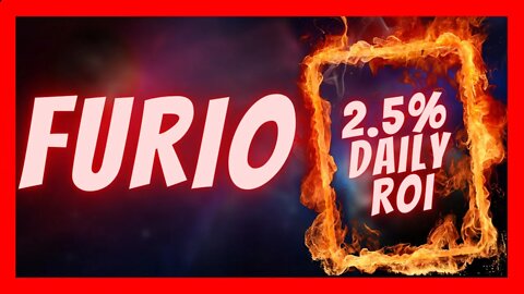 FURIO Review 🔥 2.5% Daily 🔥 Step By Step Guide