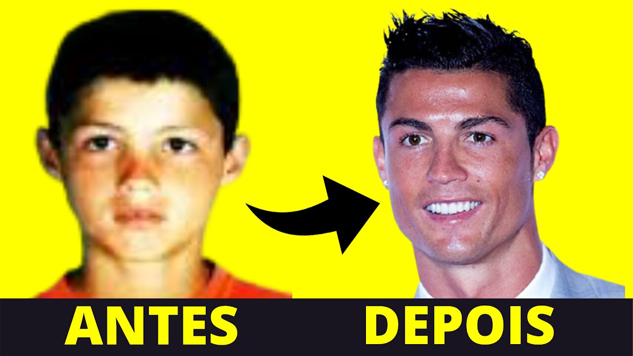 Cristiano Ronaldo Before and After Evolution of Cristiano Ronaldo