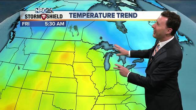 Michael Fish's NBC26 Storm Shield weather forecast