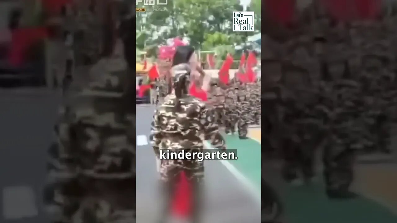Is Beijing training Chinese children to become militant 🇨🇳? @LeisRealTalk #shorts