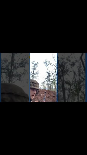 Ukrainian Soldier While In A Gunfight Stopping Mid Fight To Drink Some Coffee (😂) #shorts