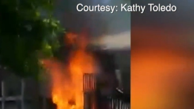 Families return to apartment after explosion