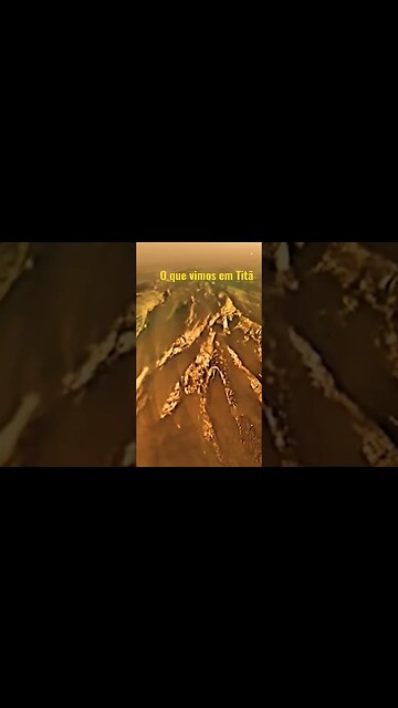 O que vimos em Titã, únicas imagens já feitas de sua superfície. #titã #saturn