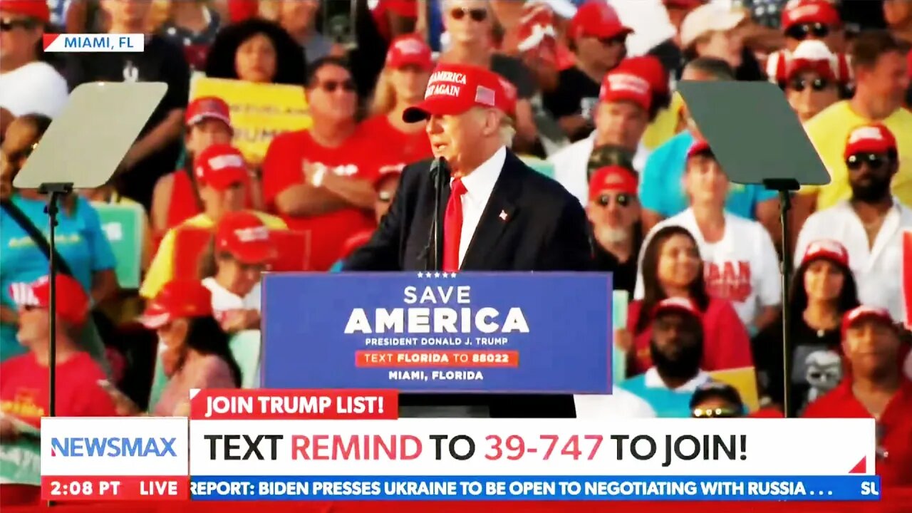 Dripping Wet Trump Completely Soaked at Horrifying Rally