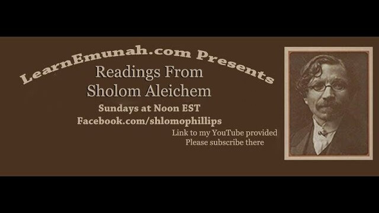 "The Best of Sholom Aleichem" with Rabbi Shlomo Nachman and Ahuva