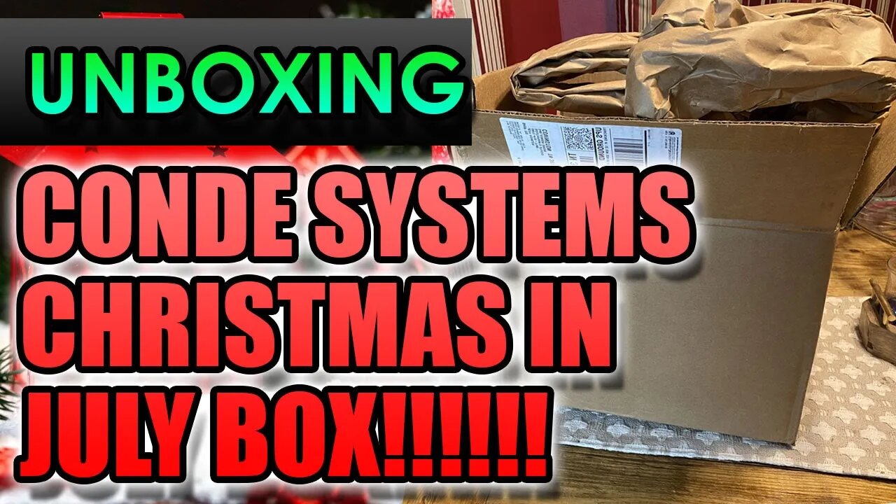 Conde Christmas in July Box - Sublimation Gift Box Unboxing!