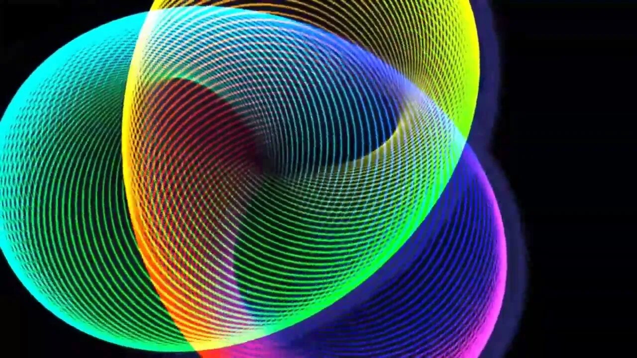 Free Stock Footage 4k Videos No Copyright Videos Rings Circle Lines Motion Background, Colors