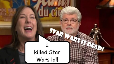 Star wars is DEAD and Kathleen Kennedy KILLED IT! Feminism DESTROYED star wars!