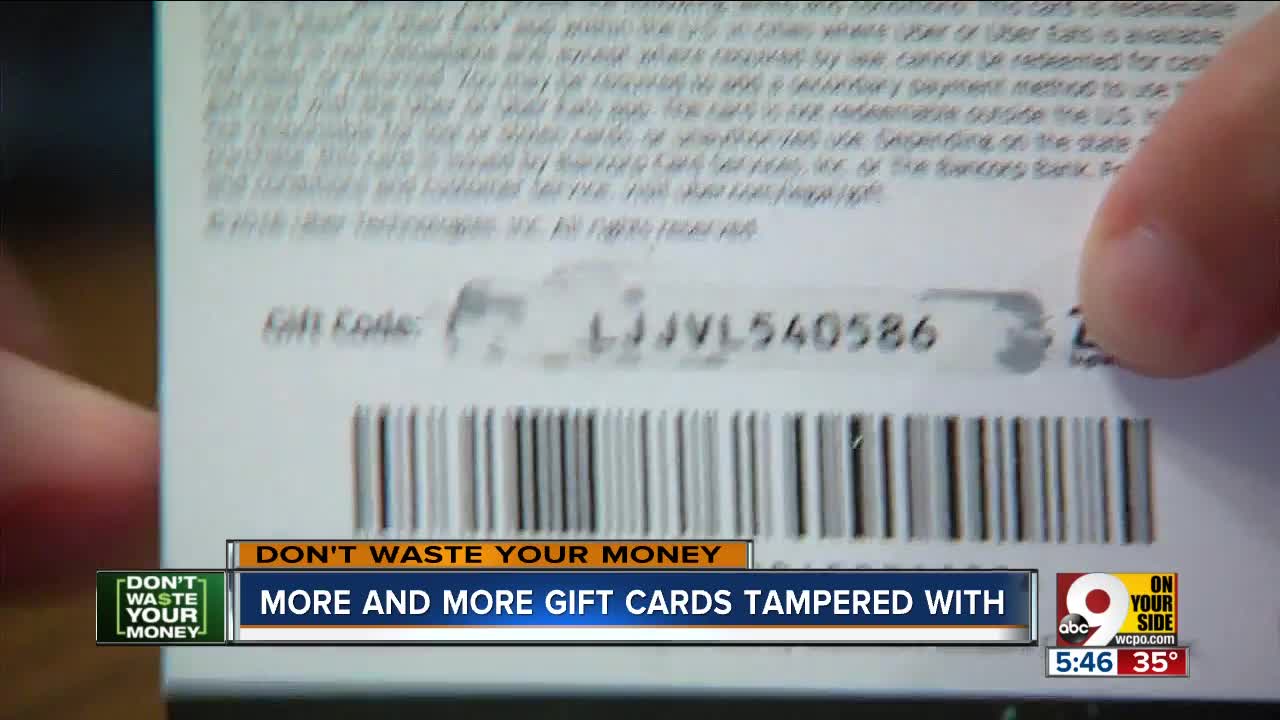 DWYM: Gift card tampering