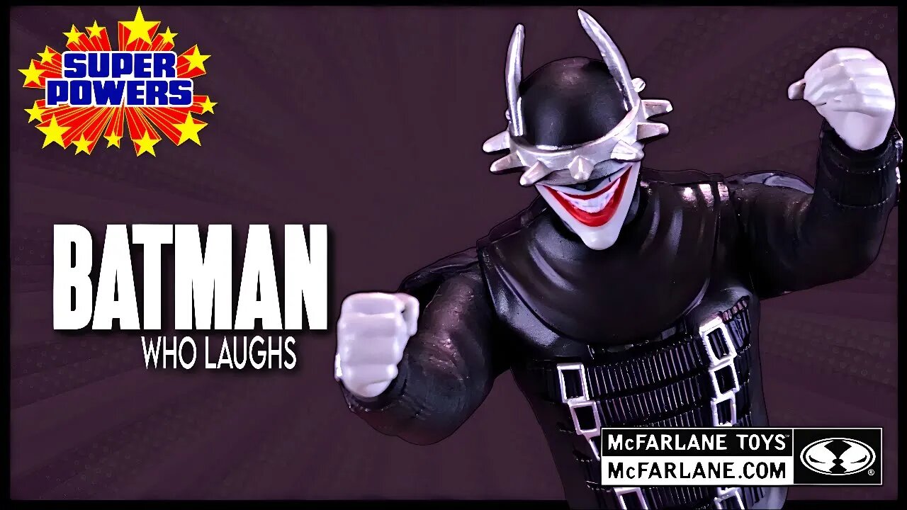 McFarlane Toys Super Powers The Batman Who Laughs Figure @TheReviewSpot