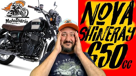 ✅ AGORA LASCOU: NOVA SHINERAY 650 cc 😮😮 PRONTINHA e na MANGA papai❗❗❗