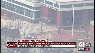 Parents rush to pick up kids after gunfire near school