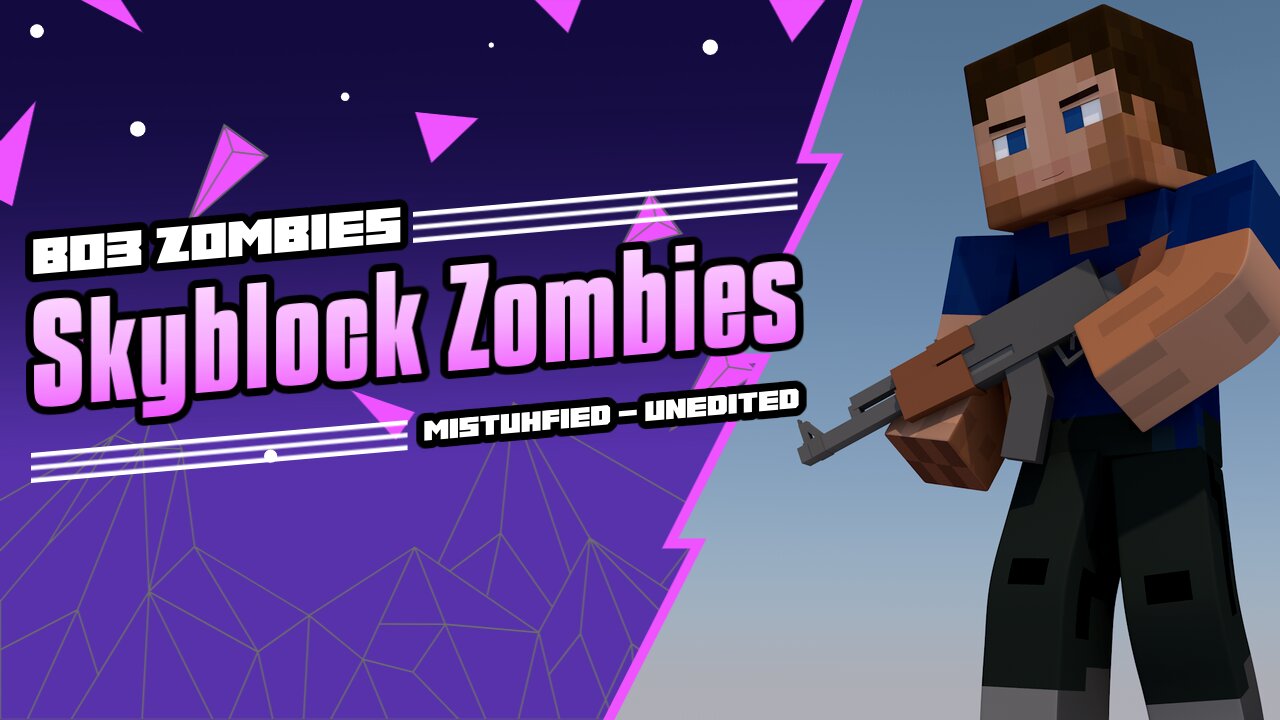 MINECRAFT IN CALL OF DUTY??? - Skyblock Zombies Map