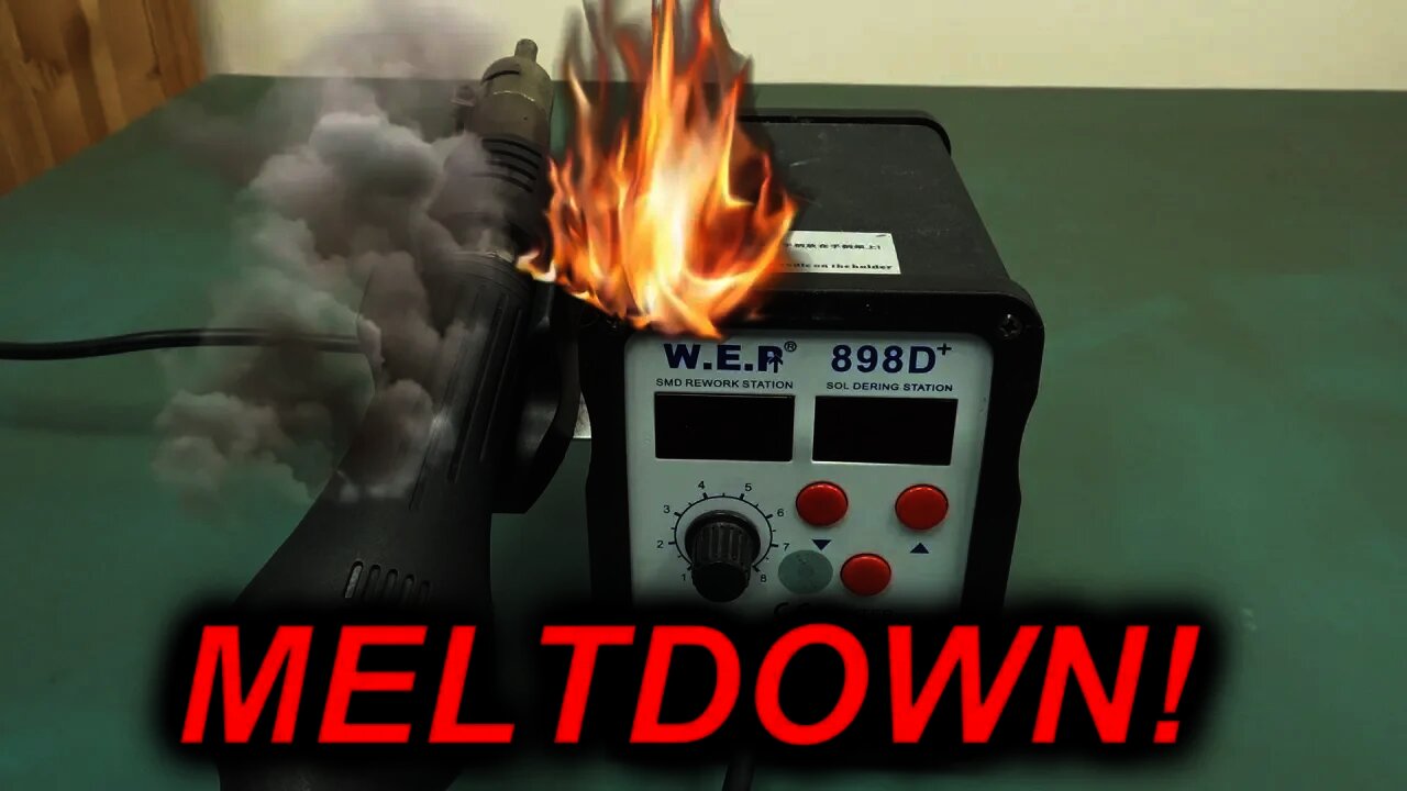 EEVblog #1171 - Yihau WEP SMD Rework Station Meltdown!