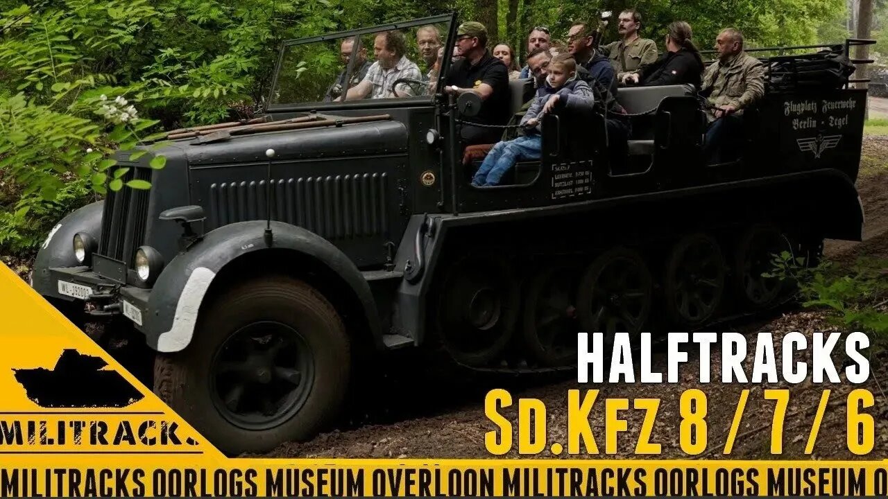 Sd.Kfz 8 / 7 and 6 Halftracks Militracks.