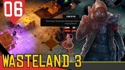 Identidade de SATOSHI e CLONES MALUCOS - Wasteland 3 #06 [Gameplay Português PT-BR]