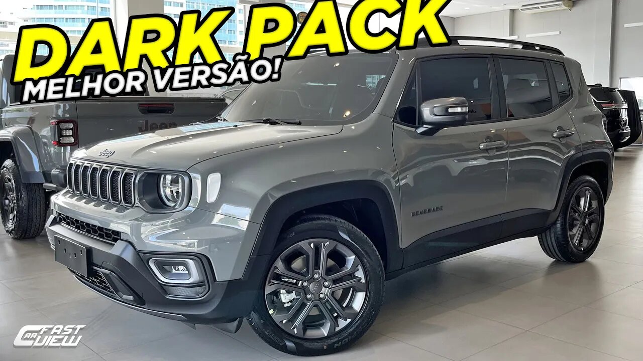 NOVO JEEP RENEGADE LONGITUDE DARK PACK 2024 COM ITENS INÉDITOS É O MELHOR CUSTO BENEFÍCIO ENTRE SUVS