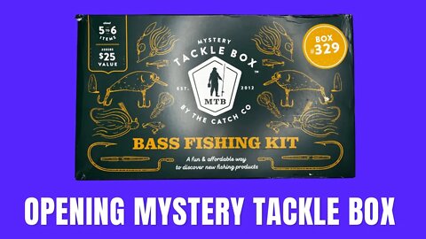 Opening Mystery Tackle Box By The Catch Co