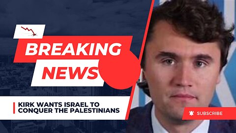 Christian Charlie Kirk wants Israel to win the war