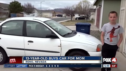 13-year-old trades X-Box for car for mom