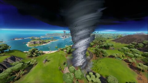 Fortnite Tornadoes Destructive Path from Formation to Destrucions End.