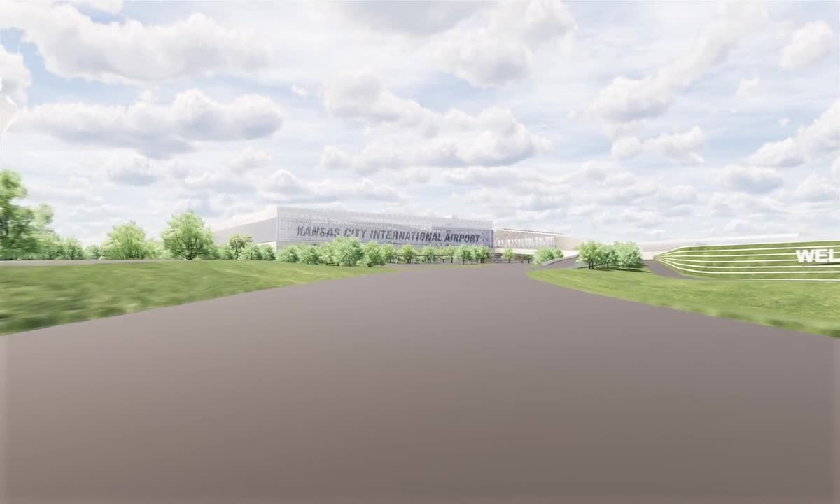 KCI Parking Garage Approach Rendering