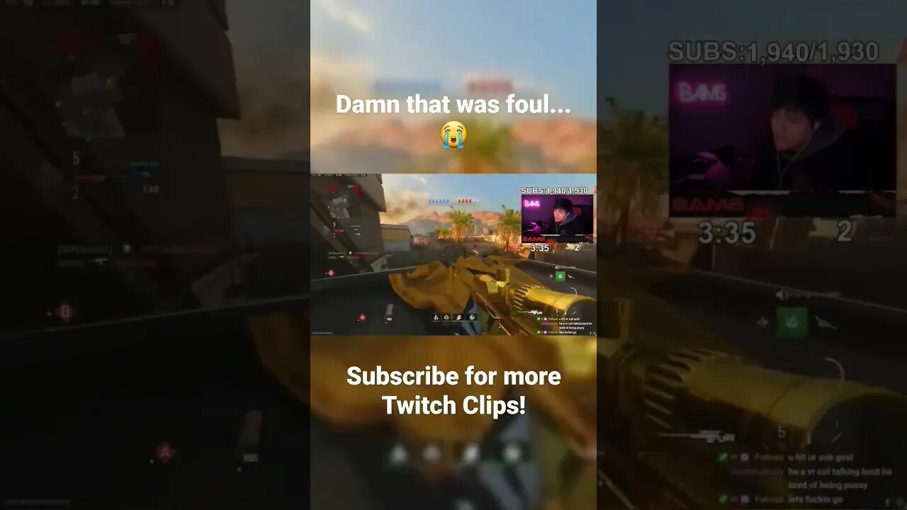 Streamer gets crazy trickshot, but you won't believe what happens next (Modern Warfare II) #shorts
