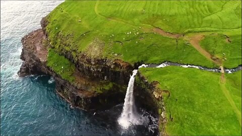 Beauty Of Nature Stars Beach Mountains Drone View Stock Footages No Copyright