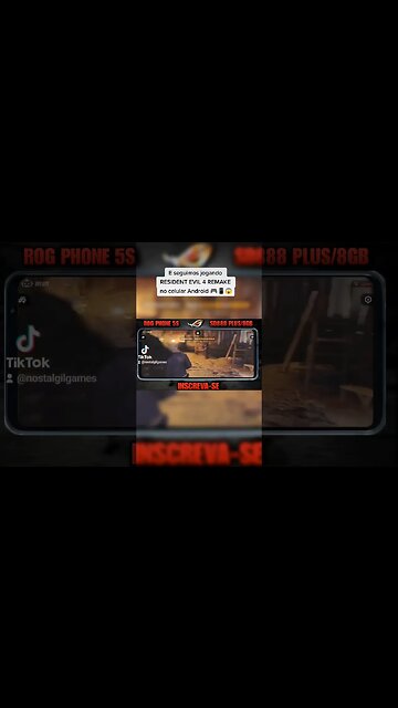 Seguimos em RESIDENT EVIL 4 REMAKE que maravilha poder jogar no celular Android 🎮📱😱