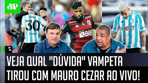 "Deixa eu FAZER UMA PERGUNTA ao meu amigo Mauro Cezar: como é que..." VEJA qual DÚVIDA Vampeta TIROU