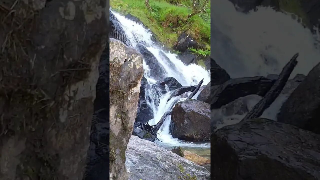 Waterfall flows in reverse